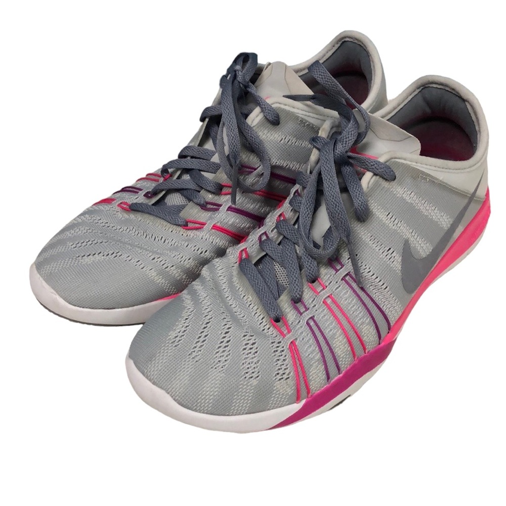 Nike Womens Free TR 6 Pure Platinum Pink Running Shoes Size 5.5 833413-006 Nike